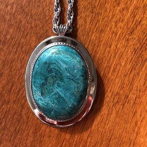 Vintage sterling pendant necklace from estate.